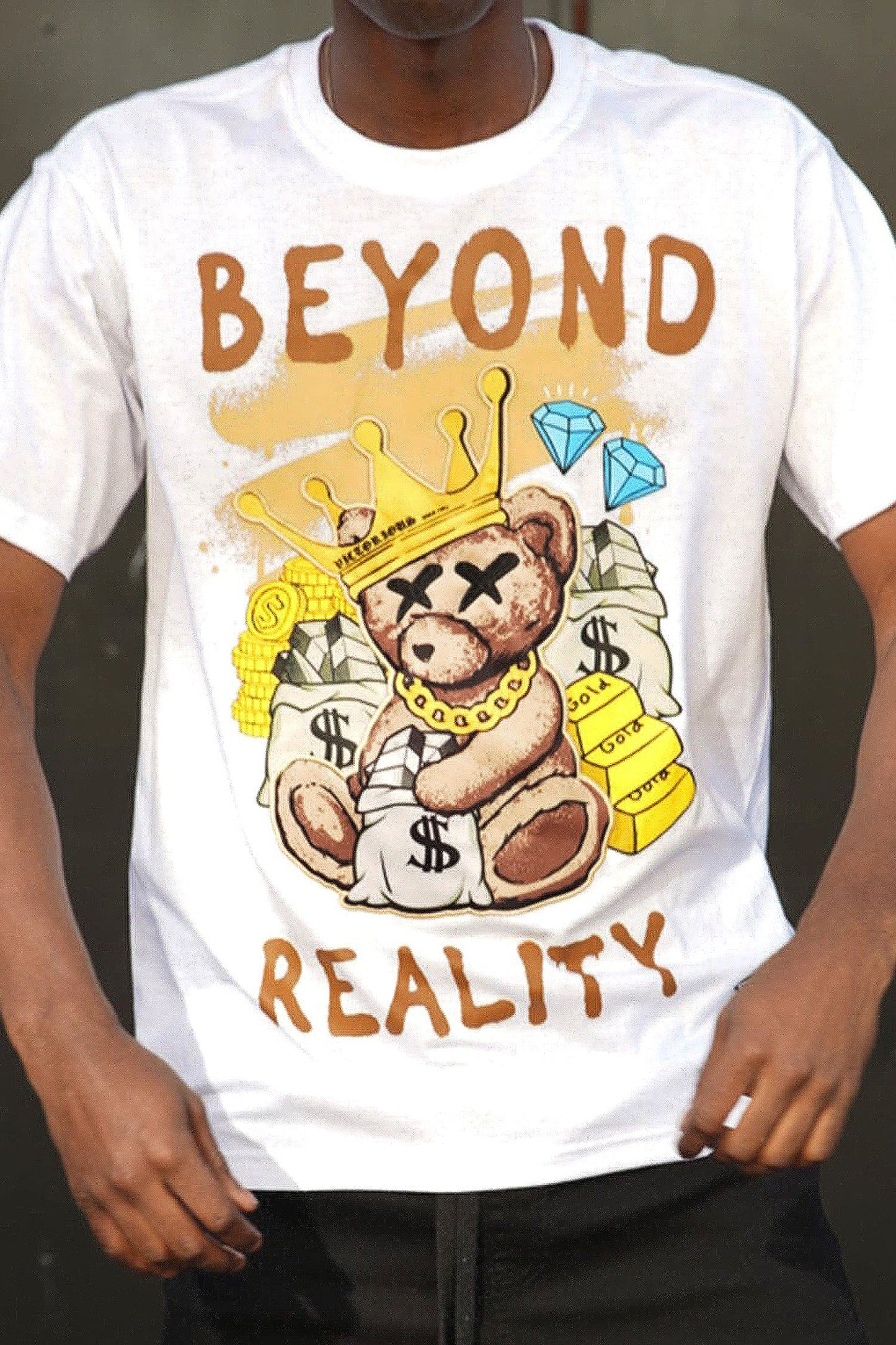 Men's Beyond Reality Patched Graphic T-Shirt