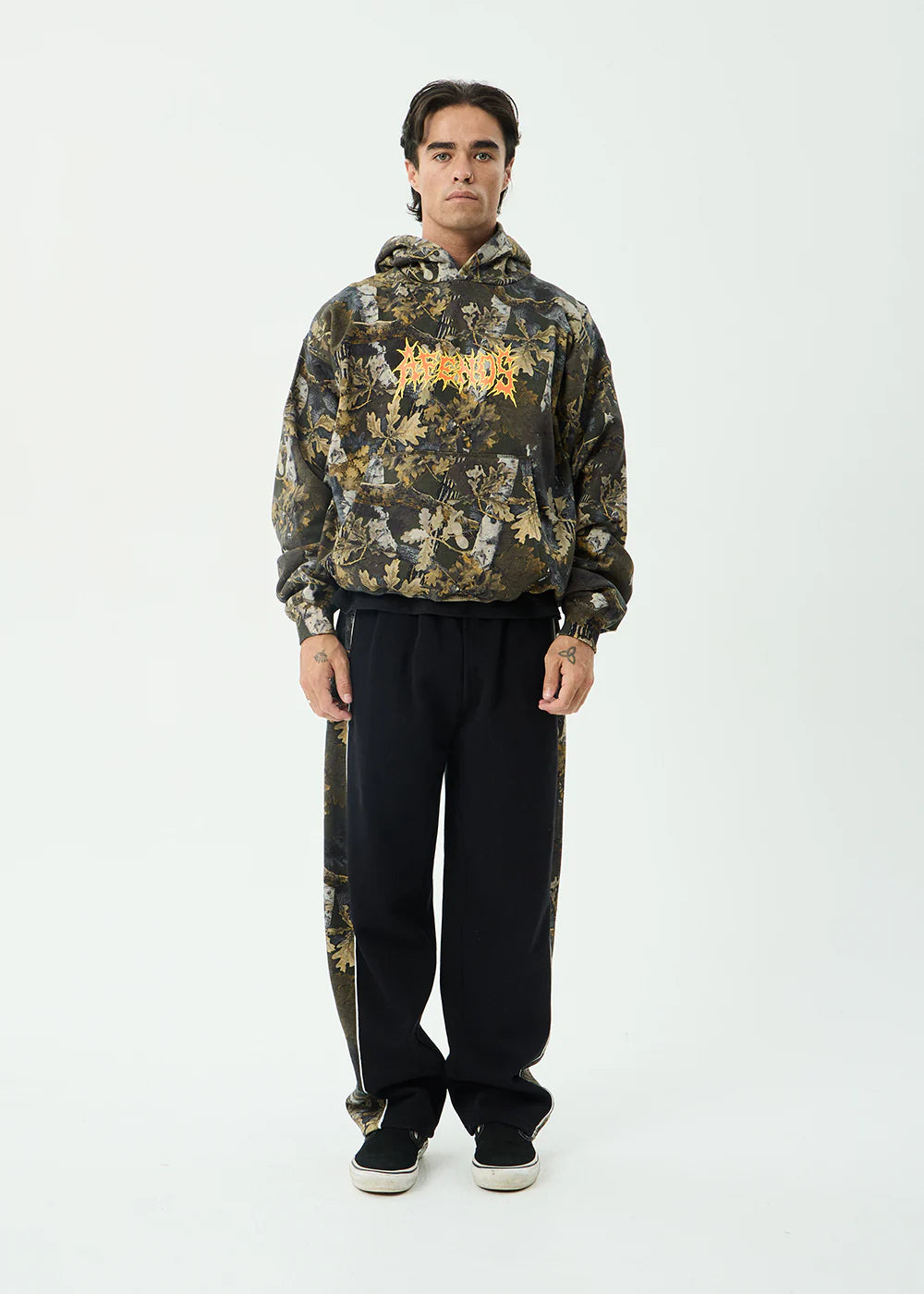 AFENDS Mens Find Me - Track Pant - Black