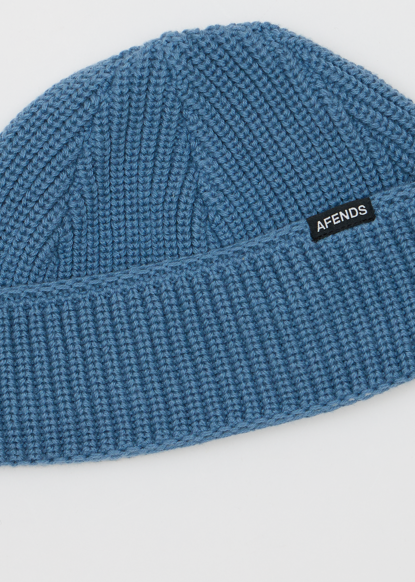 AFENDS Unisex Thc - Wharfie Beanie - Slate Blue