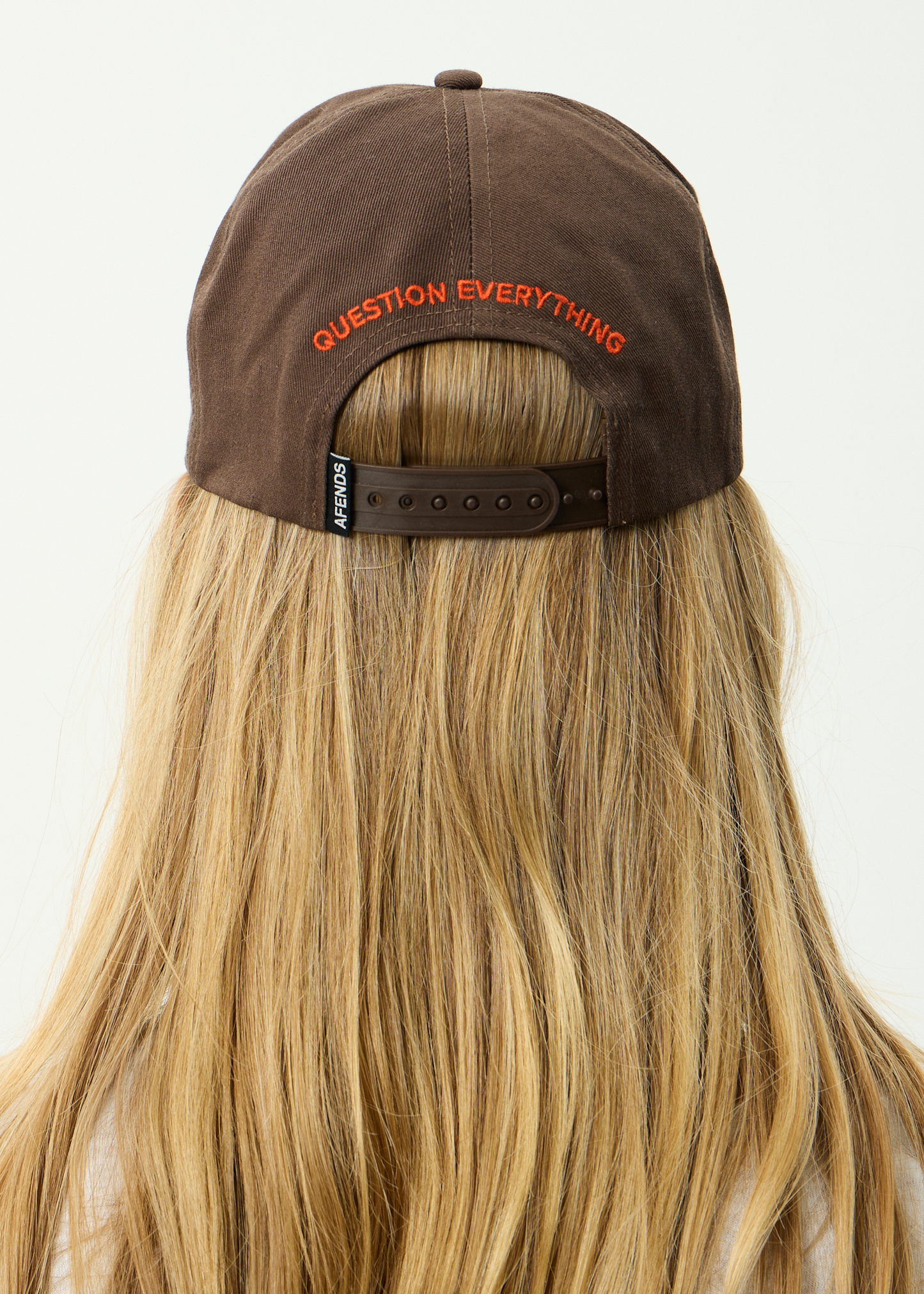 AFENDS Mens Rocked - Five Panel Cap - Coffee