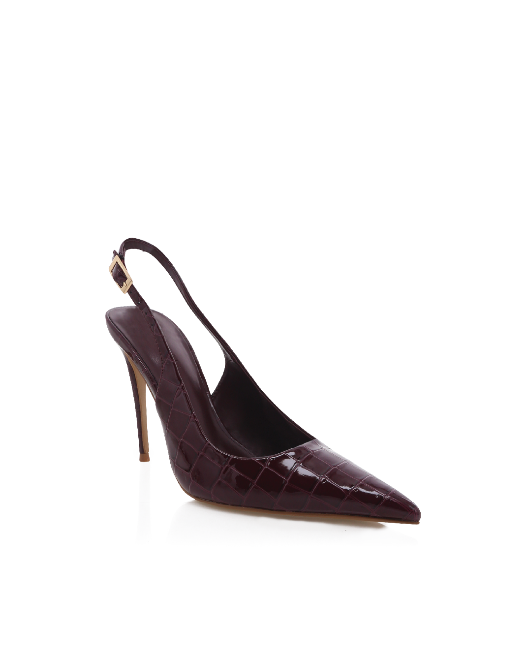 GIOVINA - DARK CHERRY PATENT CROC