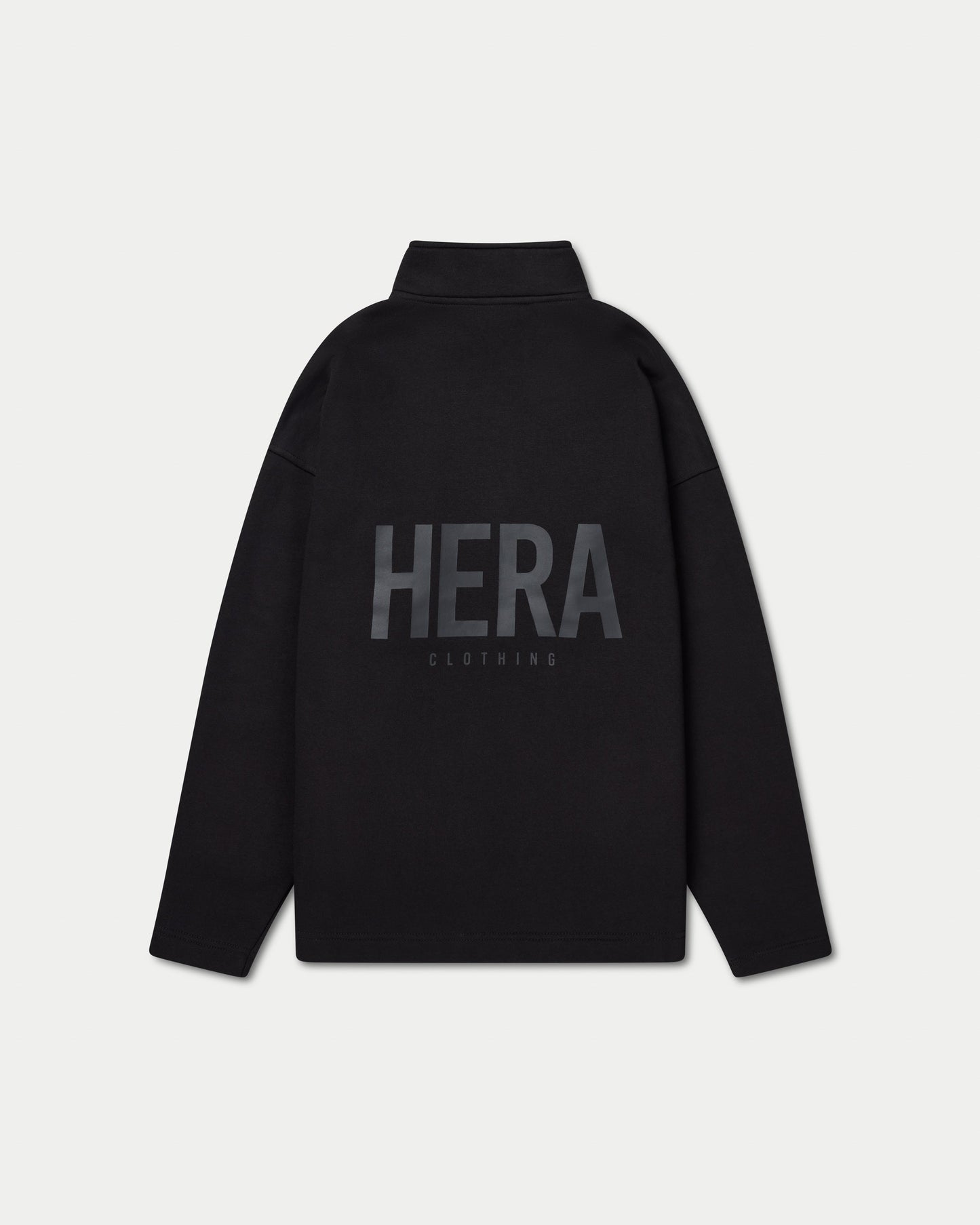 Mens Staple Oversized ¼ Zip Sweatshirt