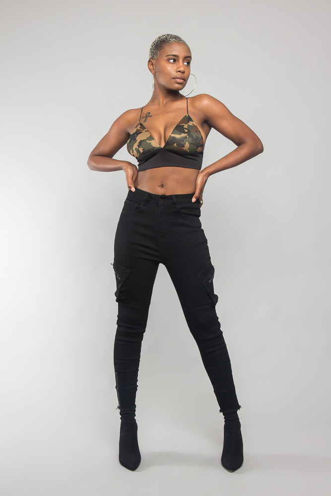 Skinny Cargo Pants