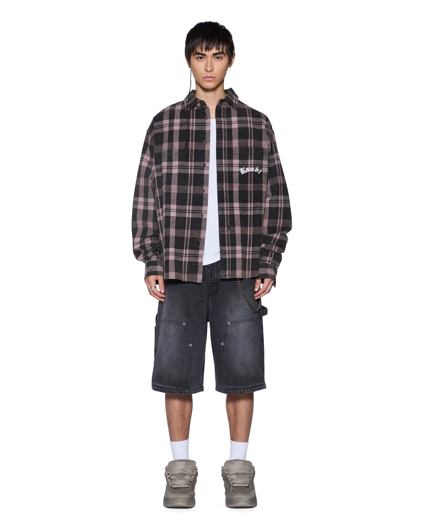 VULTURE FLANNEL LS SHIRT PLUM