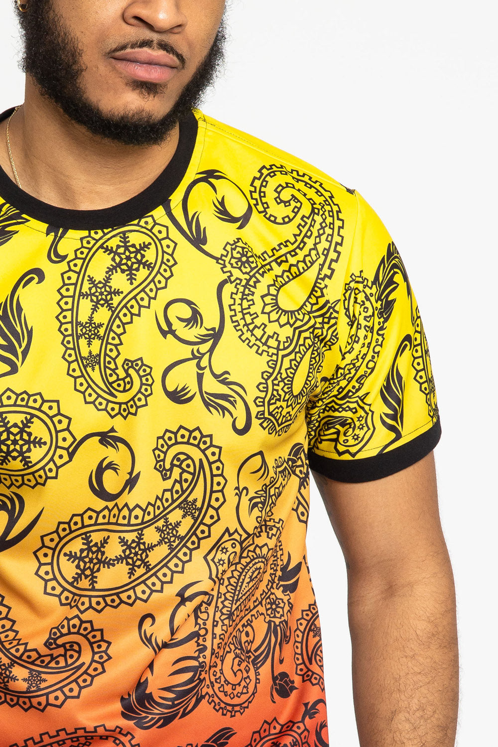 Paisley Gradient Ombre T-Shirt
