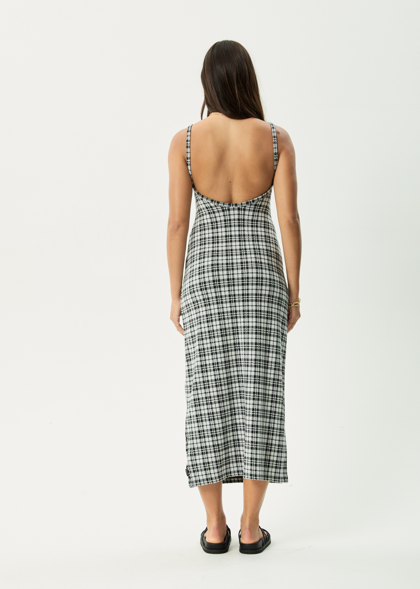 AFENDS Womens Blair - Maxi Dress - Black / White