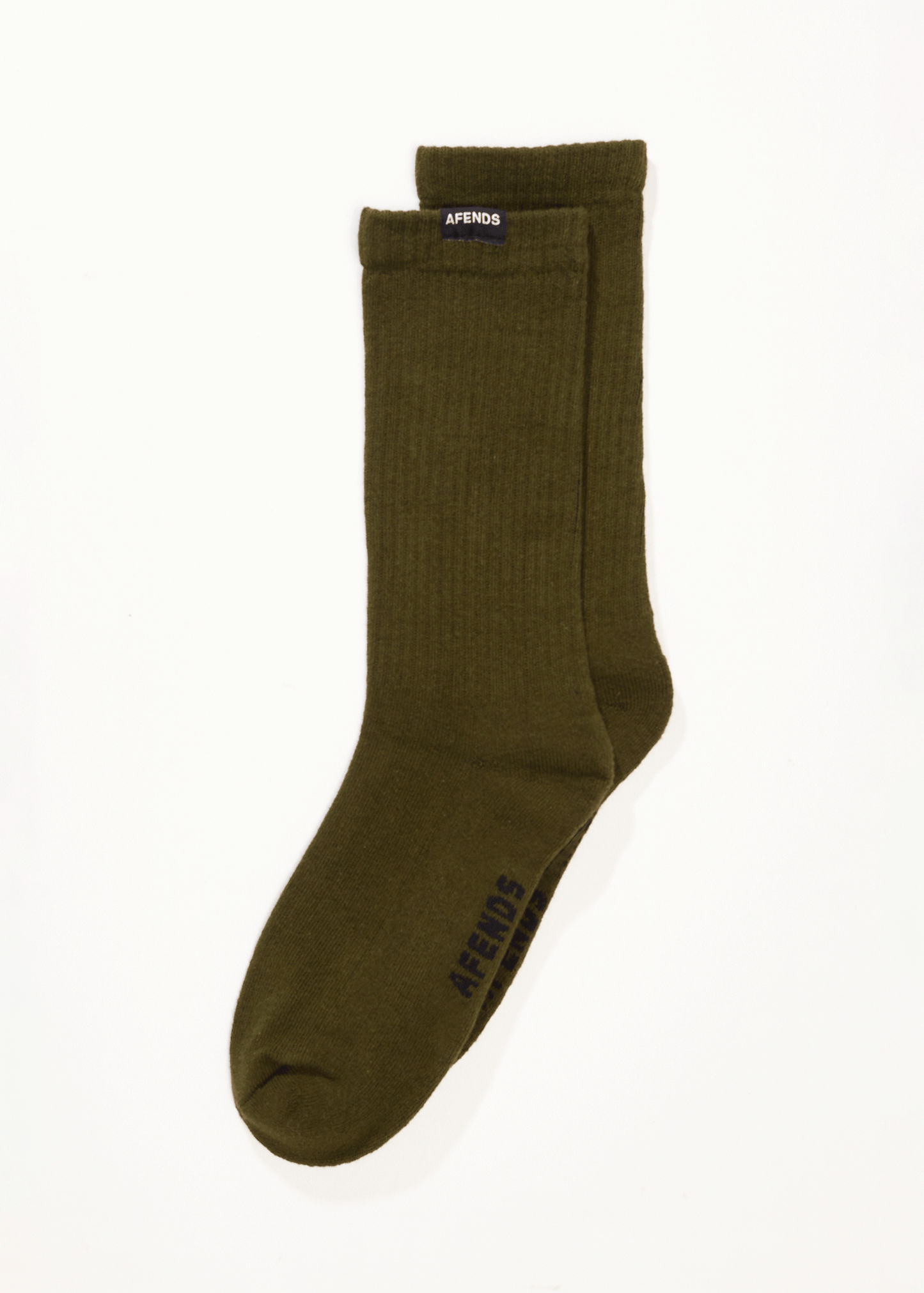 AFENDS Mens Everyday - Socks One Pack - Military