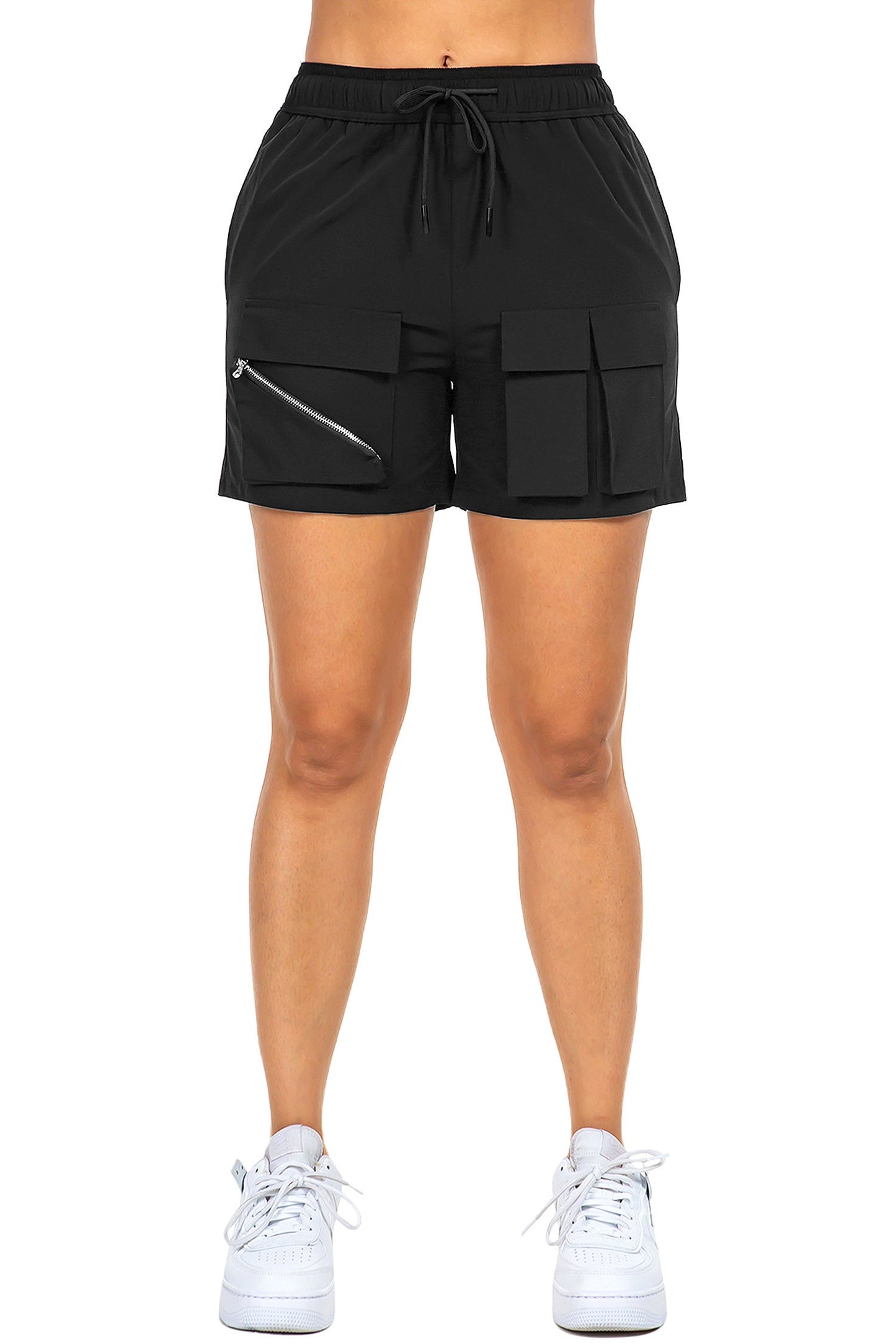Women's Essential Light Weight Cargo Nylon Shorts