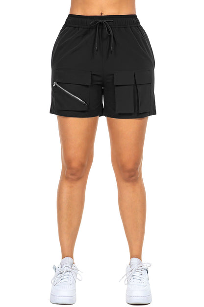 Women's Essential Light Weight Cargo Nylon Shorts