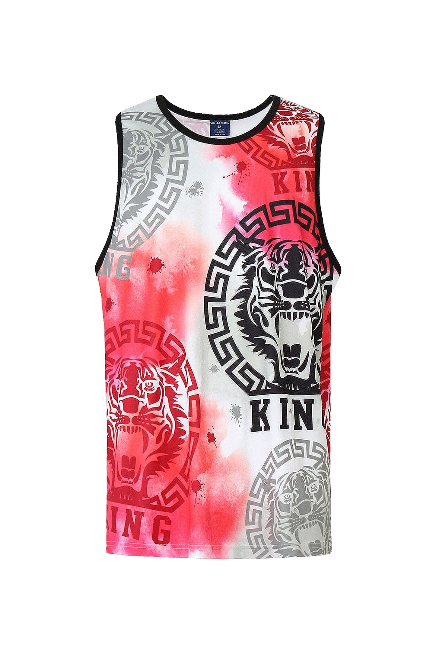 Men's Multicolor King Tiger Tank Top