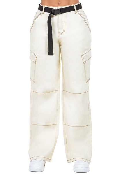 Women's Essential High Rise Carpenter Wide Leg Jeans