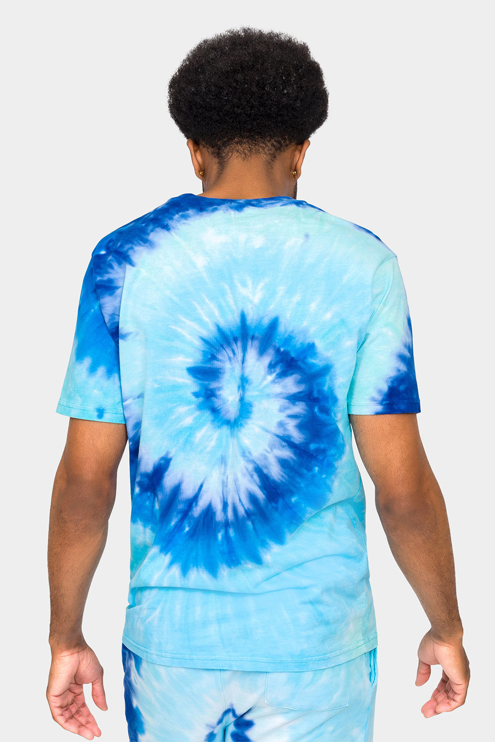 Pastel Contrast Swirl Tie Dye Cotton Shirt
