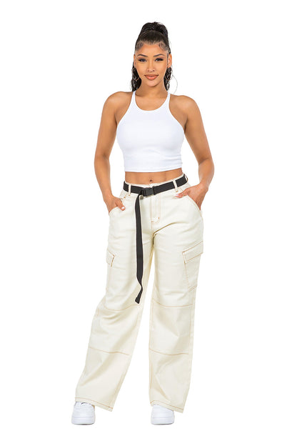Women's Essential High Rise Carpenter Wide Leg Jeans