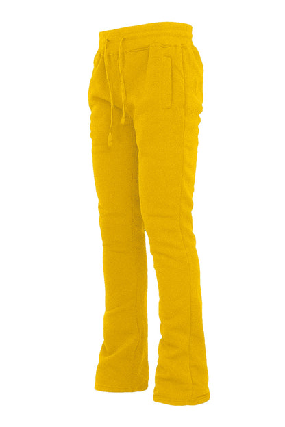 Men's Essential Slim Fit Flared Fleece Stacked Sweatpants