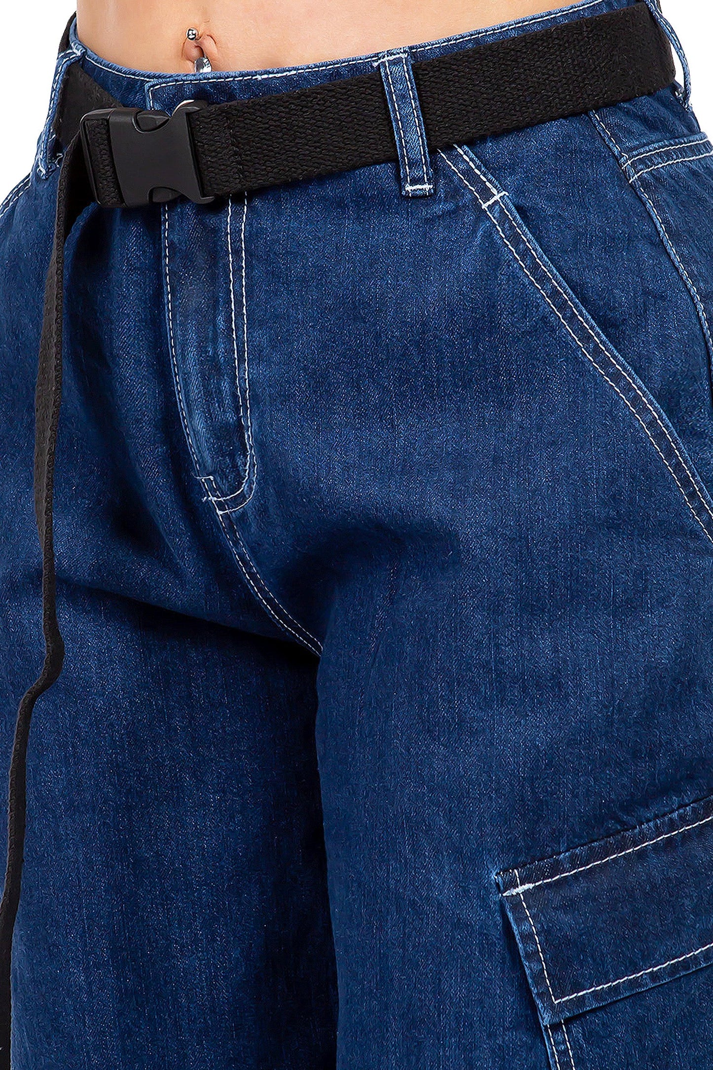 Women's Essential High Rise Carpenter Wide Leg Jeans