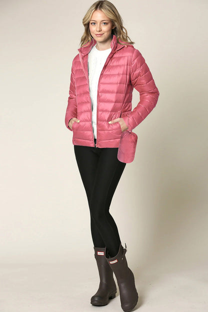 Women's Essential Ultra Light Weight Packable Down Jacket