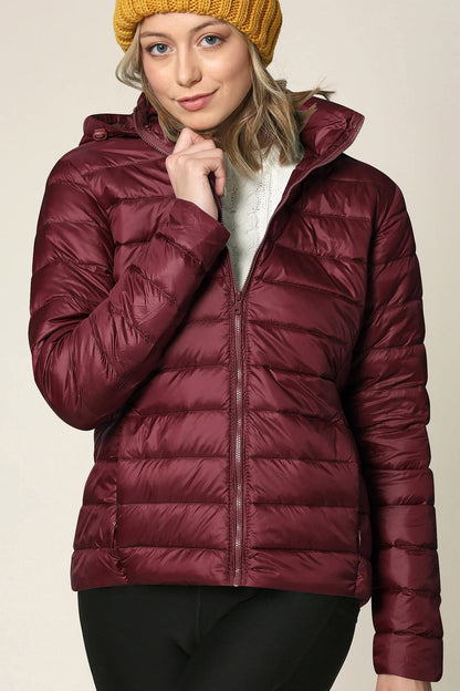 Women's Essential Ultra Light Weight Packable Down Jacket