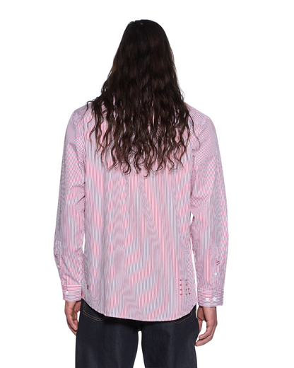 KADE LS SHIRT RED-WHITE