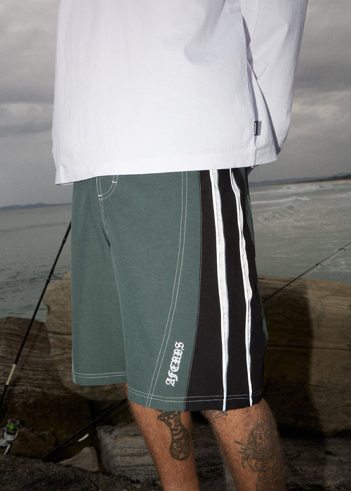 AFENDS Mens Forum - Surf Related Boardshort 22" - Pine
