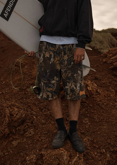 AFENDS Mens Find Me - Fleece Short 18" - Find Me