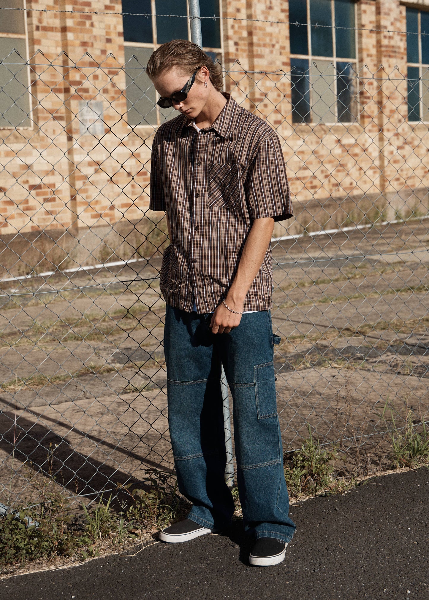 AFENDS Mens Richmond - Denim Workwear Jean - Vintage Wash