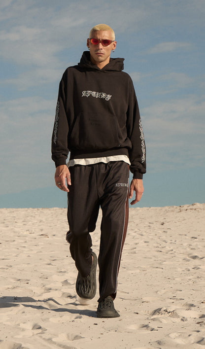 AFENDS Mens Machine -  Track Pant - Black