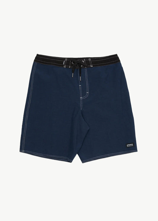 AFENDS Mens Surf Related - Fixed Waist Boardshort 20" - Navy