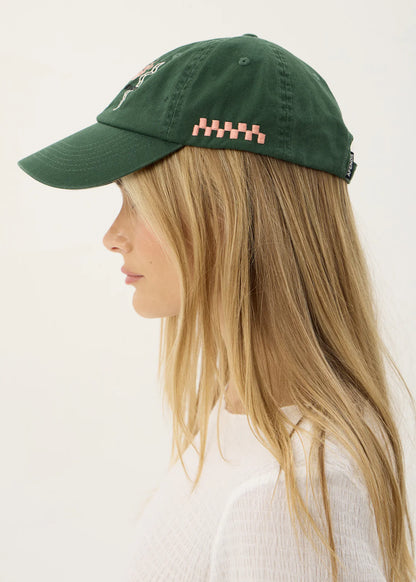 AFENDS Unisex Real Life - Six Panel Cap - Pine