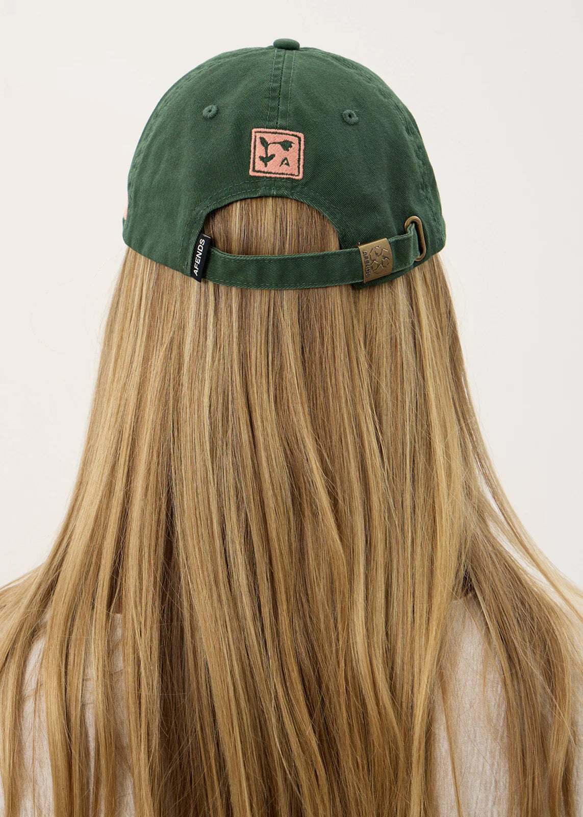 AFENDS Unisex Real Life - Six Panel Cap - Pine