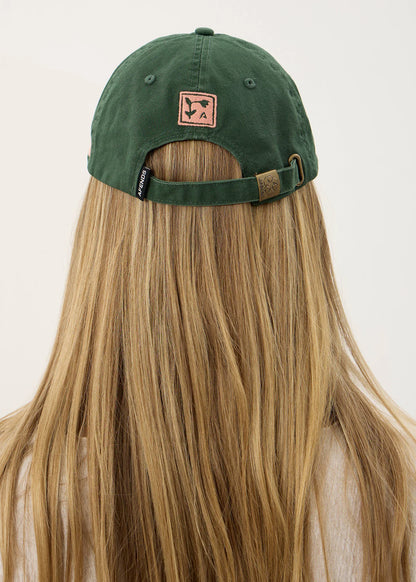 AFENDS Unisex Real Life - Six Panel Cap - Pine
