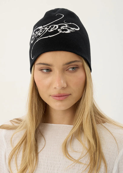 AFENDS Unisex Razor - Skull Beanie - Black