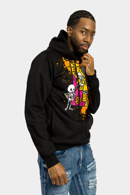 Skeleton Party Pullover Hoodie