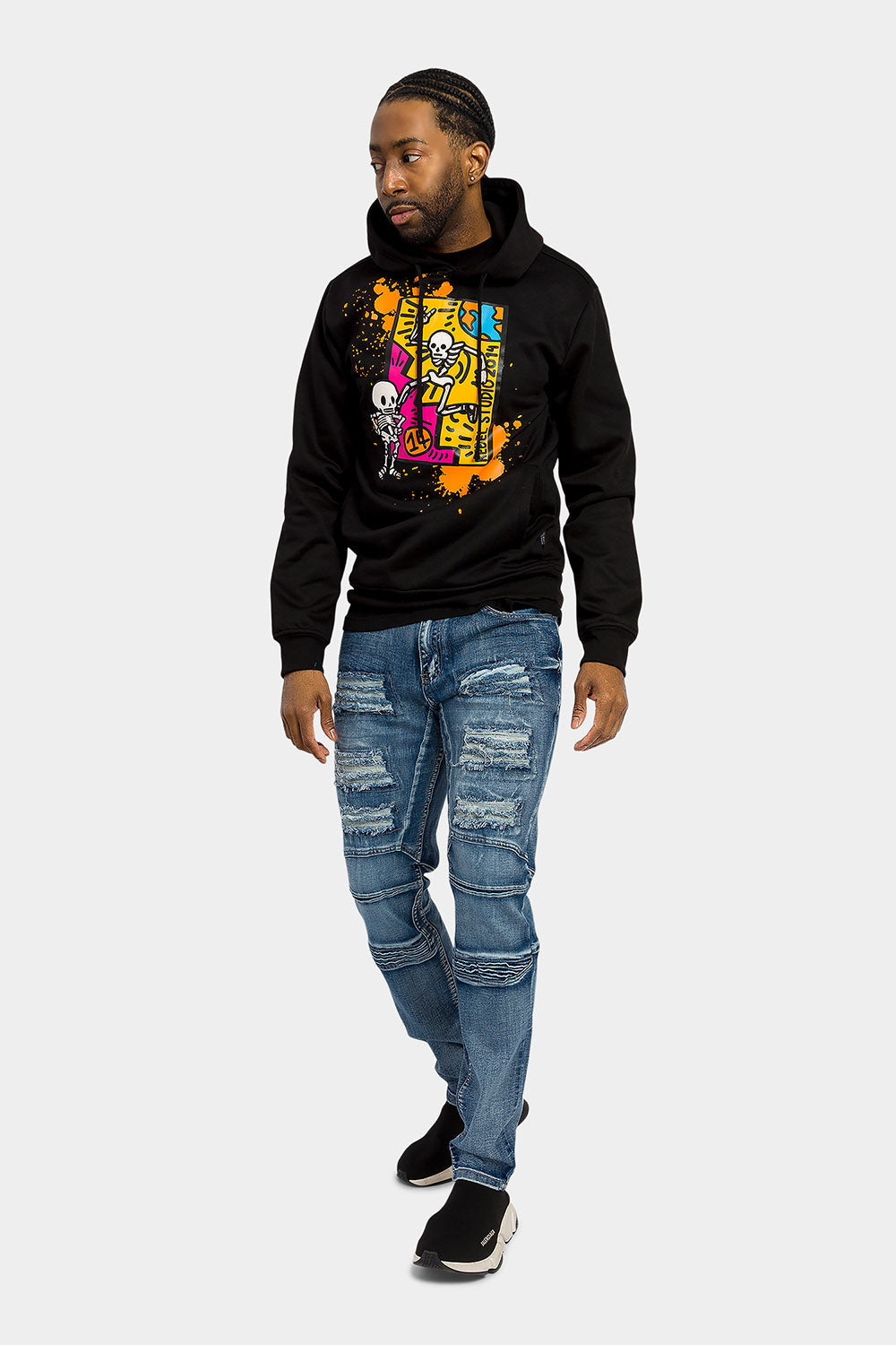 Skeleton Party Pullover Hoodie