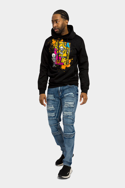 Skeleton Party Pullover Hoodie