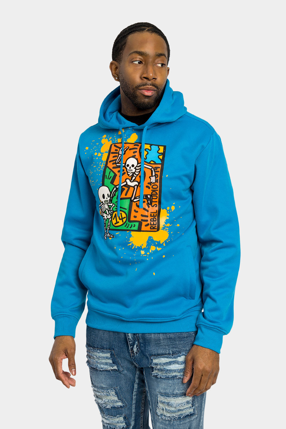 Skeleton Party Pullover Hoodie