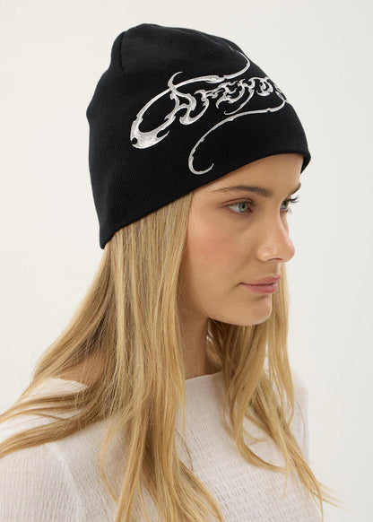 AFENDS Unisex Razor - Skull Beanie - Black