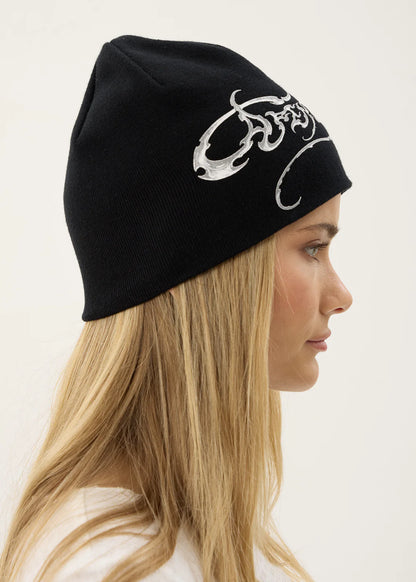 AFENDS Unisex Razor - Skull Beanie - Black