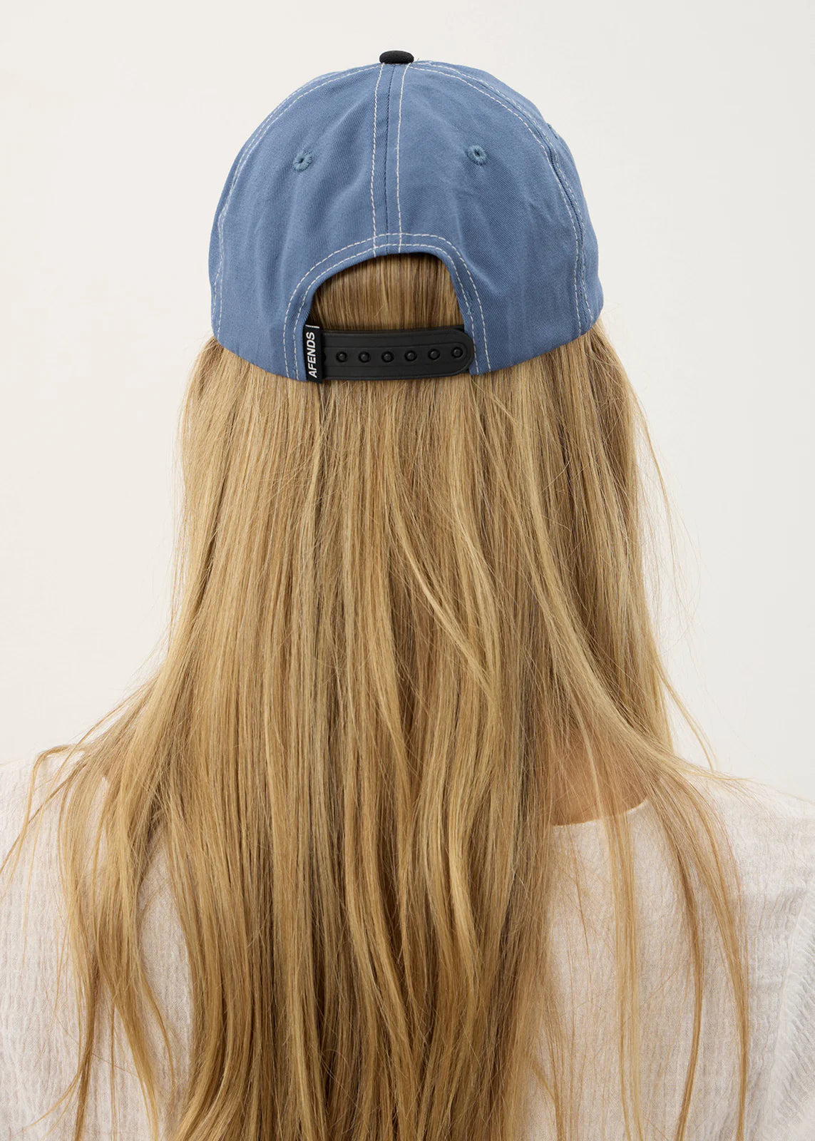 AFENDS Unisex Consider - Six Panel Cap - Slate Blue
