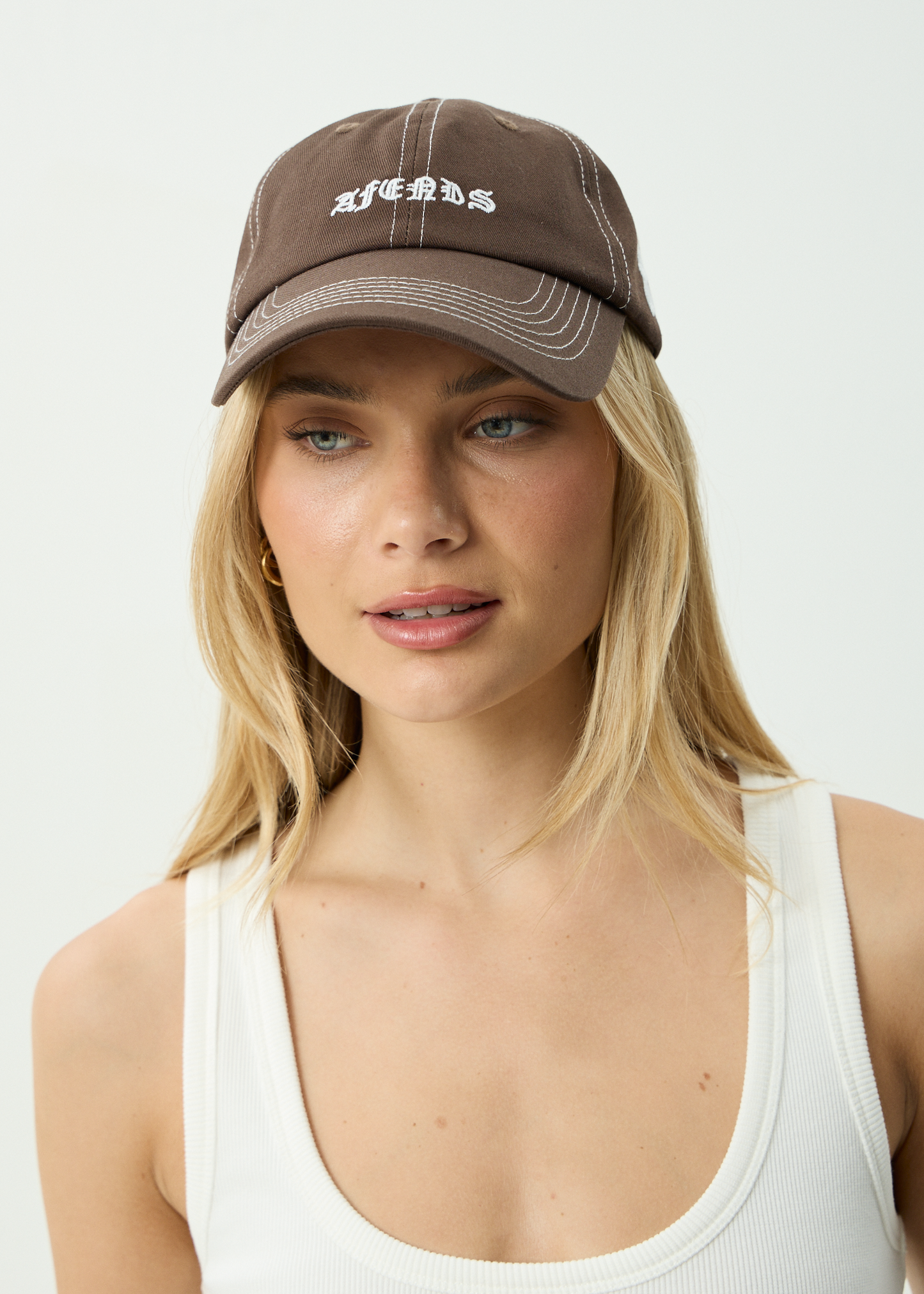 AFENDS Unisex Breathe - Six Panel Cap - Coffee