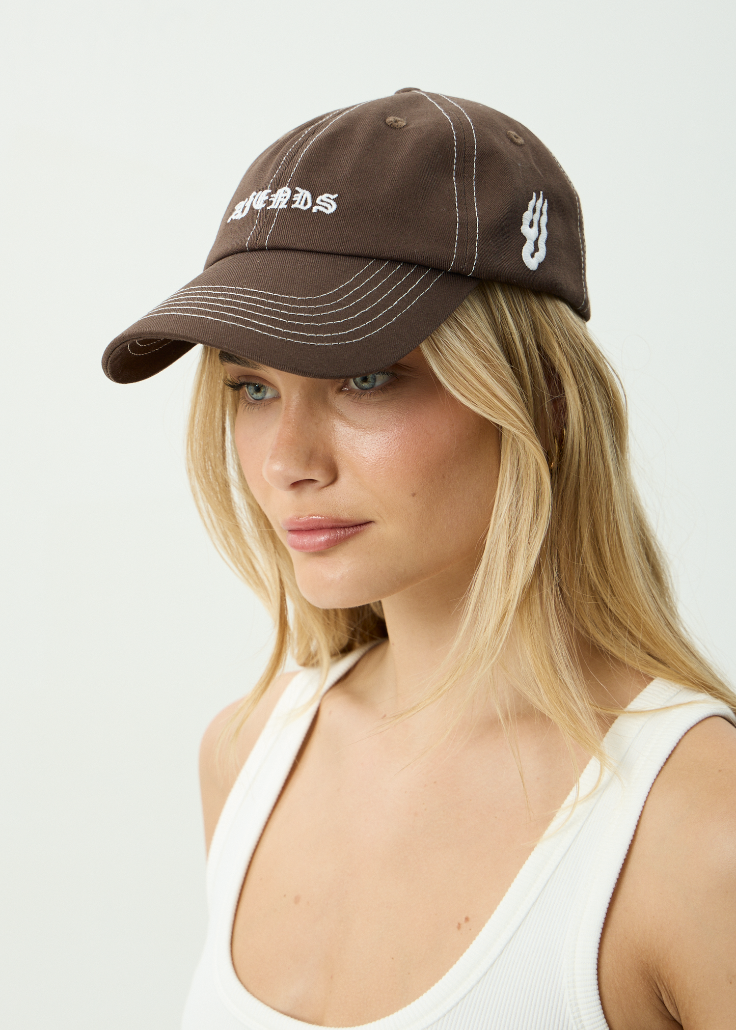 AFENDS Unisex Breathe - Six Panel Cap - Coffee