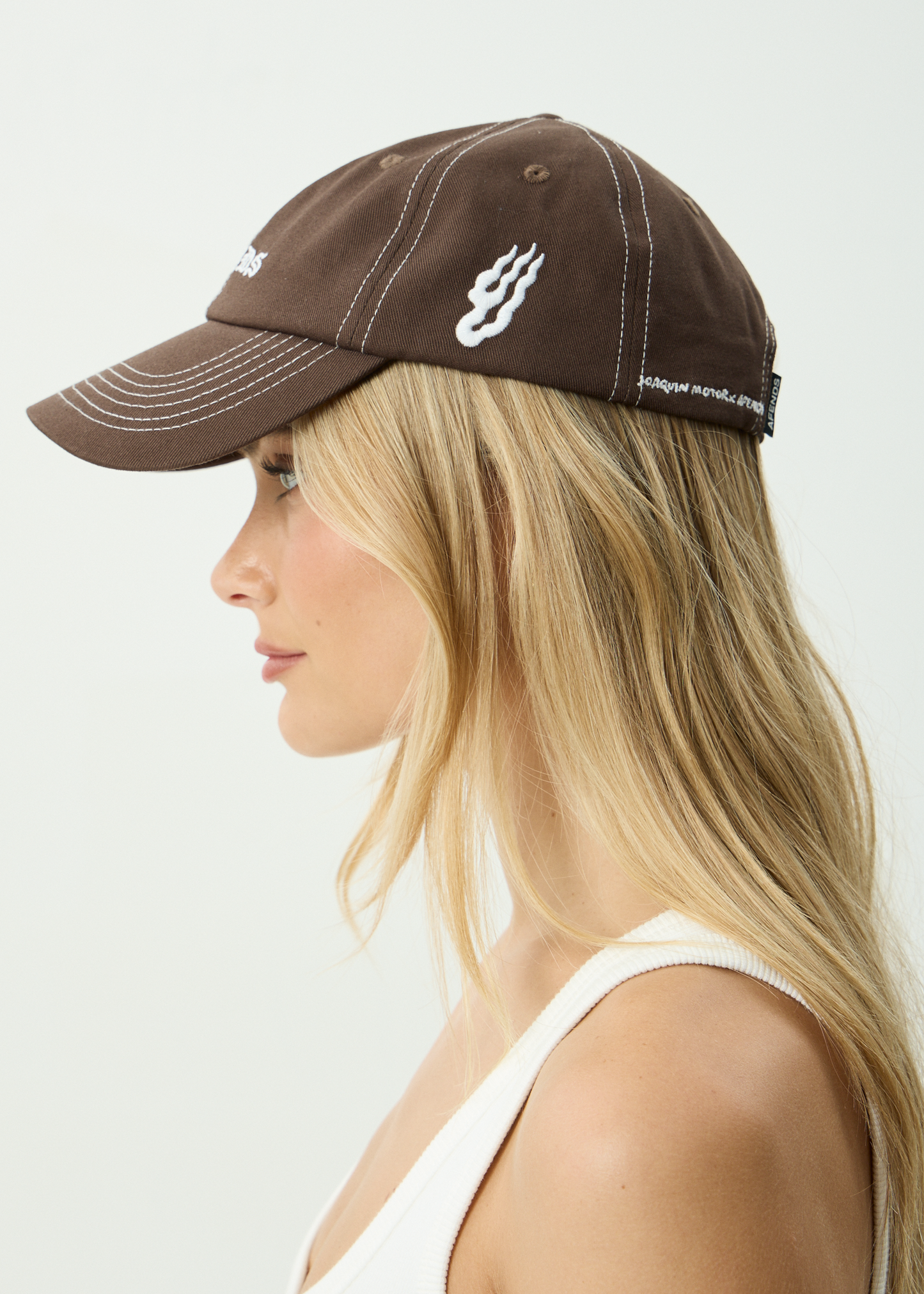 AFENDS Unisex Breathe - Six Panel Cap - Coffee