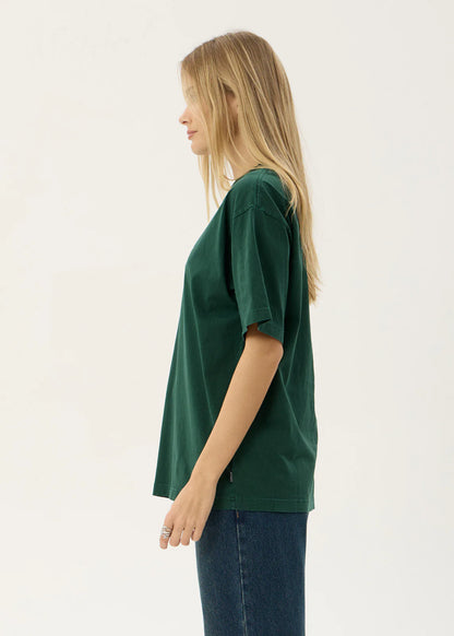 AFENDS Mens Horoscope - Boxy Tee - Washed Pine