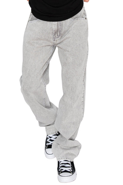 ATLAS Essential Baggy Denim Jeans - Grey