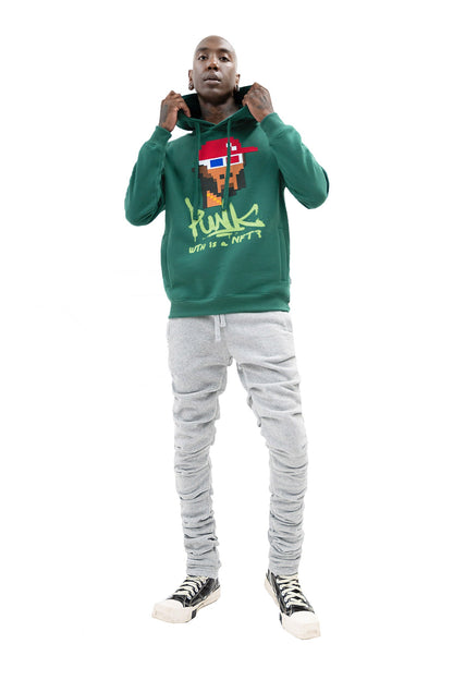 Punk 3D Lego Print Hoodie