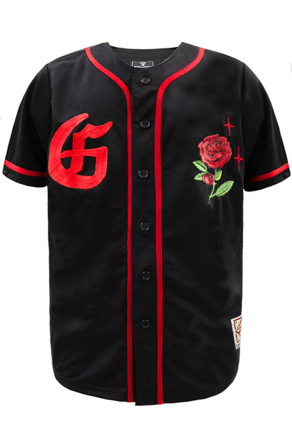 Men's The Goat Embroidered Baseball Jersey