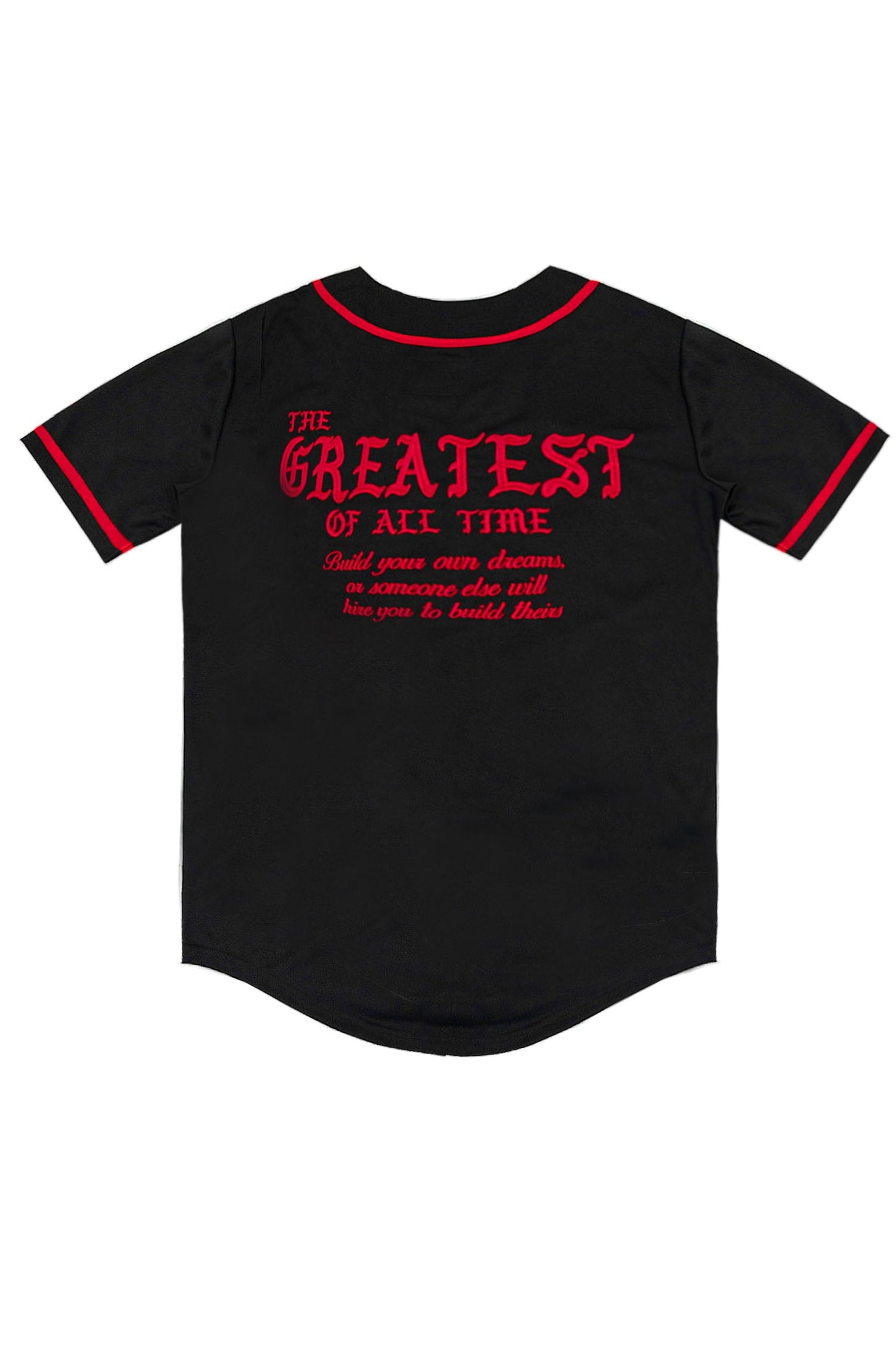 Men's The Goat Embroidered Baseball Jersey