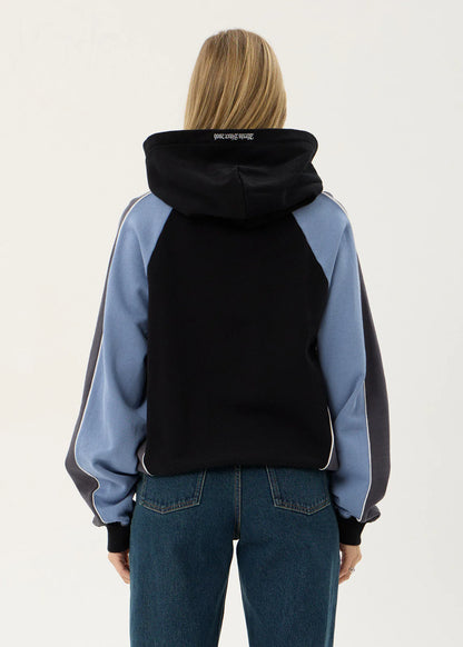 AFENDS Mens Occupancy - Paneled Boxy Hood - Black
