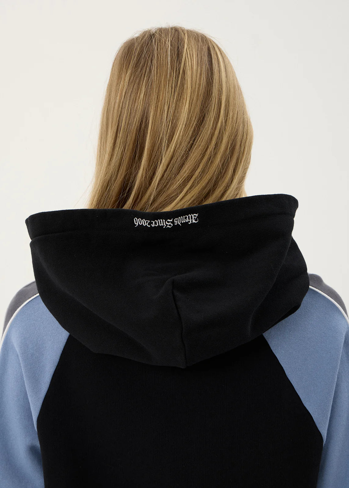 AFENDS Mens Occupancy - Paneled Boxy Hood - Black