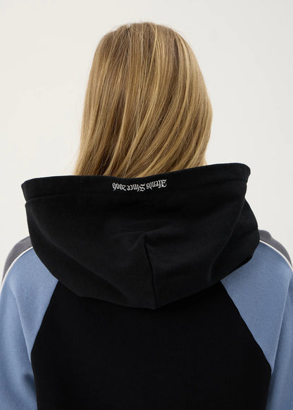 AFENDS Mens Occupancy - Paneled Boxy Hood - Black