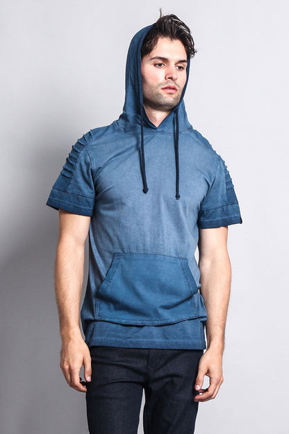 Surface Dyed Hooded T-Shirt